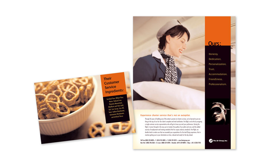 Ad Design for The Air Group