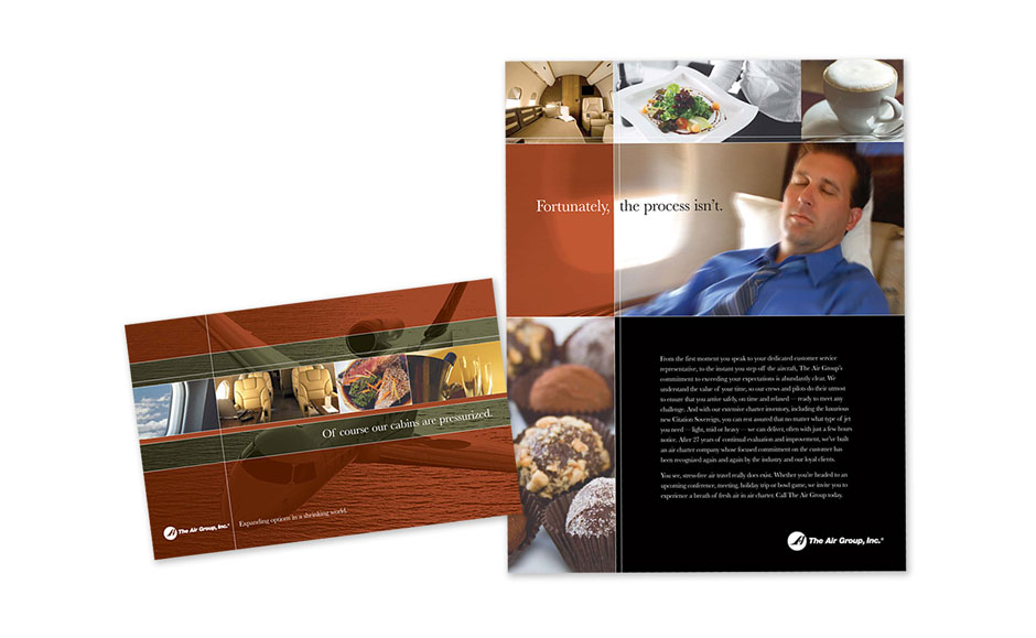 Brand Design and Brochure Design for The Air Group