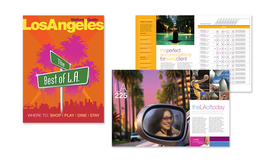 Creative Brochure Designs for LA Inc.