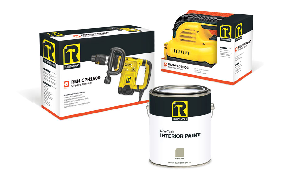 Product Packaging Design for Renovator