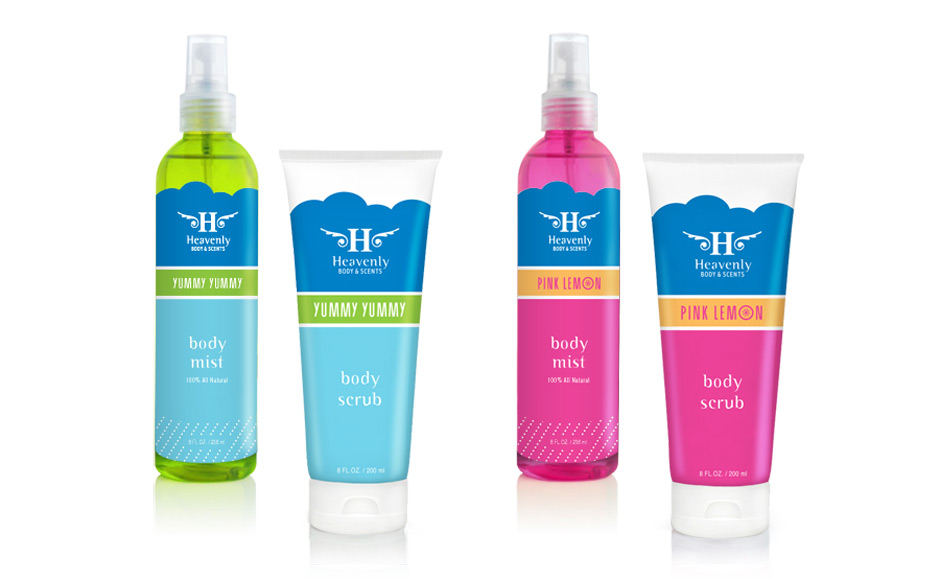 Product Packaging for Heavenly Scents