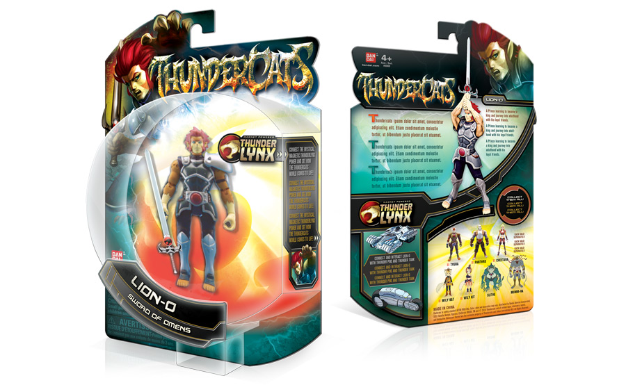 Toy Packaging Design for Thundercats