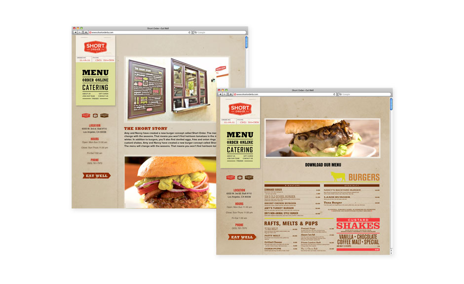 Web Design and Branding for Short Cake