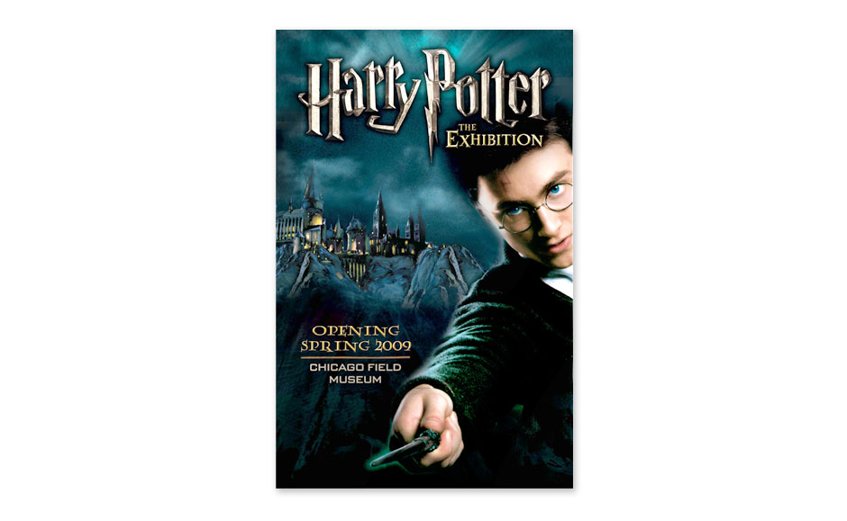Ad Design for the Harry Potter Exhibition