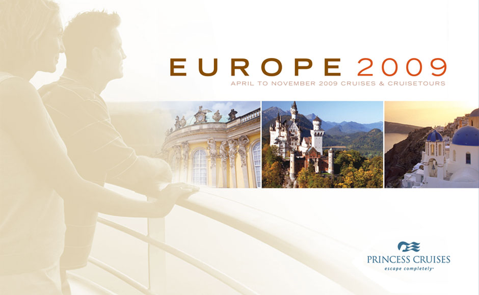 Professional Brochure Design for Princess Cruises