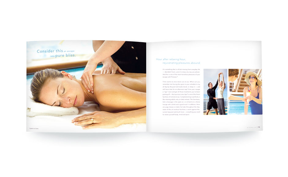 Custom Brochure Design for Princess Cruises