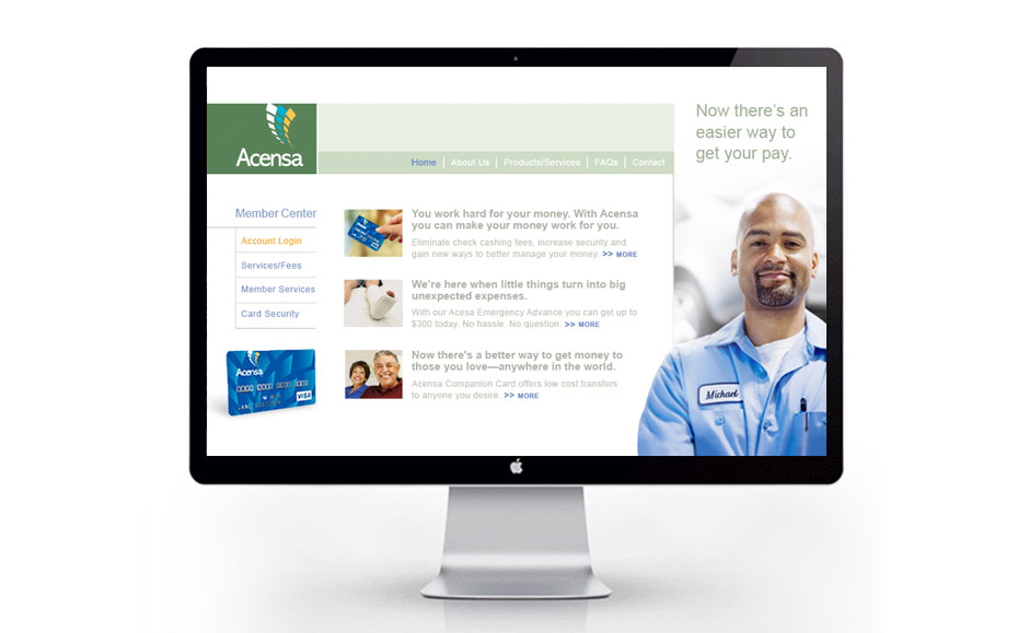 Custom Website Design for Acensa