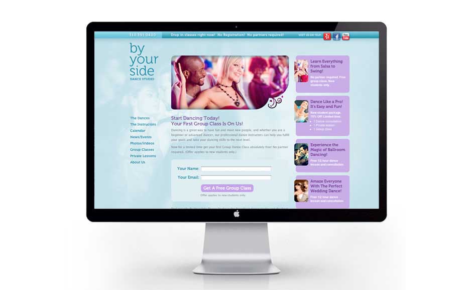 Company Web Designs for By Your Side