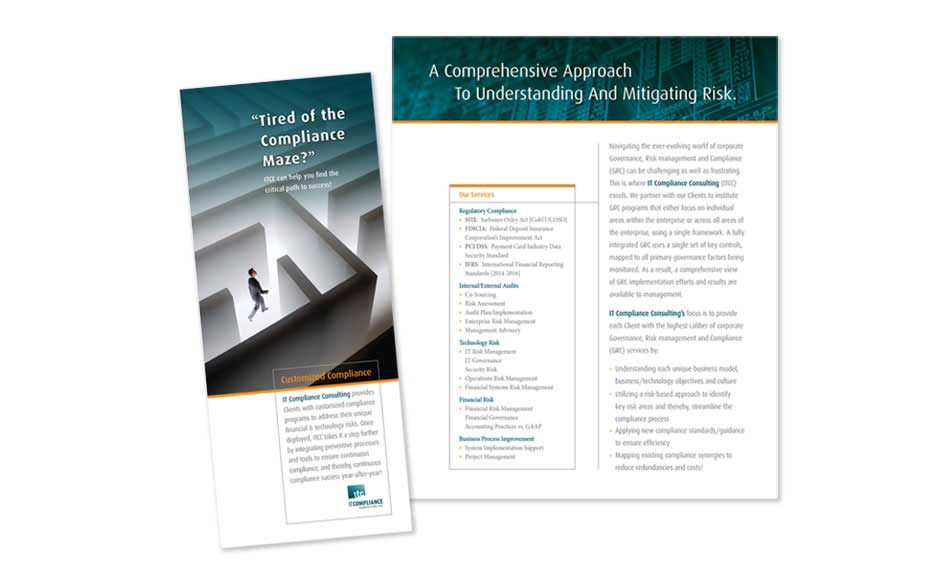 Corporate Brochure Designs for ITC Compliance