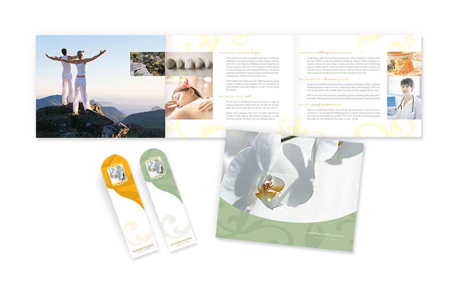 Creative Brochure Designs for California Wellbeing
