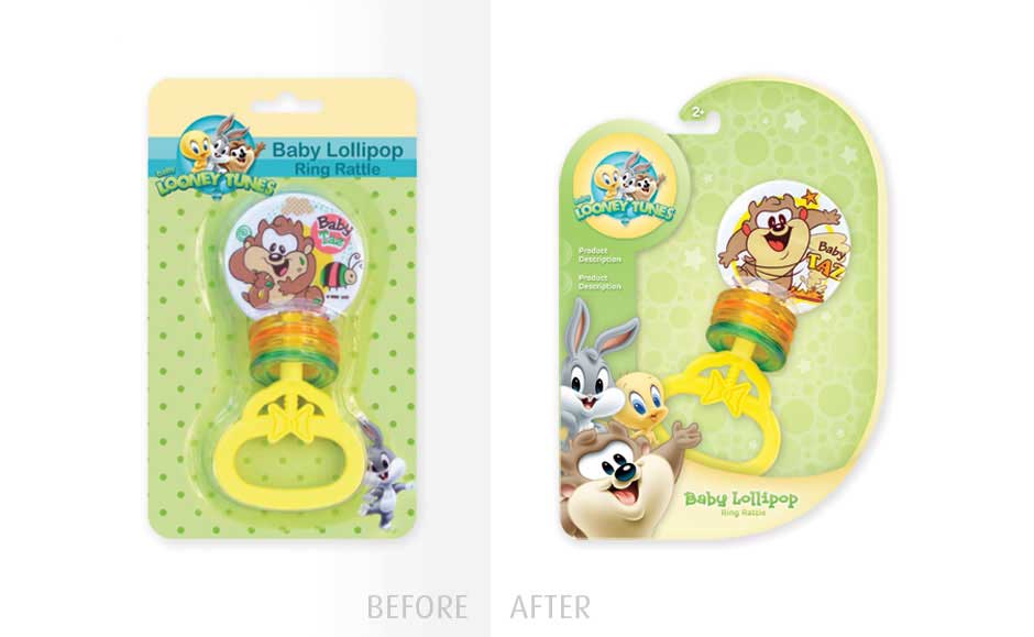 Toy Packaging Designs for Looney Tunes