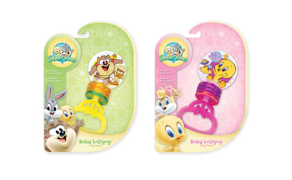 Kids Toy Product Package Design for Looney Tunes