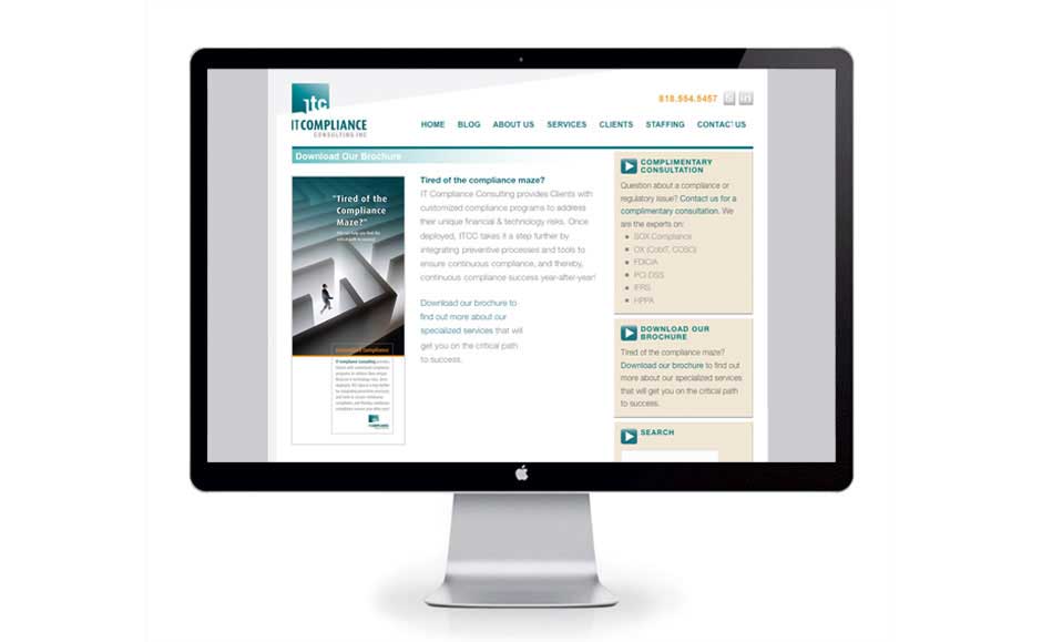Website Designs and Branding for ITC Compliance