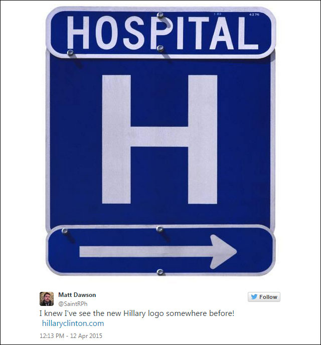 hillary-clinton-logo-like-hospital-sign