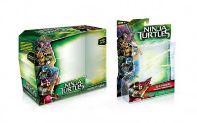 Toy Packaging Design for Teenage Ninja Mutant Turtles